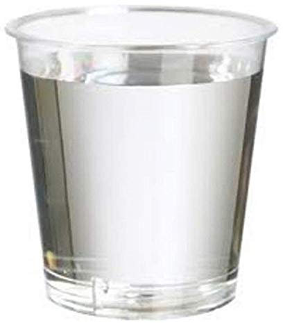 Disposable Plastic Clear Party Jagerbomb Jelly Shot Glasses Cups 3cl (1000 Pack)