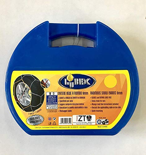 Lubex 14494 Rauten-Schneeketten, 9 mm, Gruppe 12, TÜV- und GS-geprüft nach ÖNORM (12)