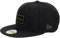 New Era Heather Script Heather Black 59Fifty Basecap - 7 1/4-58cm (L)