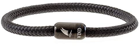 Wind Passion Magnetisches Armband mit nautischem Seil für Damen und Herren, Small (Wrist size: 14.0-15.4 cm), Polyester, Edelstahl