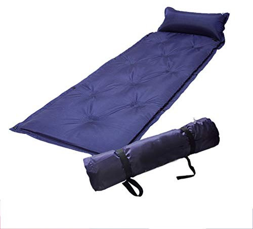 WANGLXST Sécurité Matelas Camping Matelas De Camping Autogonflants Tapis De Couchage，Matelas De Sol avec Oreiller Imperméable Petite Taille d'emballage pour Voyage Confortable