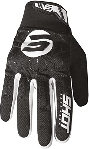 Shot Drift Spider Motocross Handschuhe, schwarz/weiß, 10
