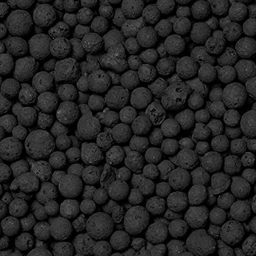Stones Garden Schwarzer Blähton 8-16mm 3 Liter Kultursubstrat Hydrokultur Schüttung Ton Drainage Dekoration