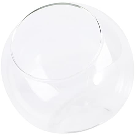 Operitacx Blumendekor Glas Terrarium Vase Bubble Bowl Topf Klare Runde Blase Vase Jar Blumenpflanzer Terrarium für Hochzeit Event Home Decor Transparent DIY Glasflasche