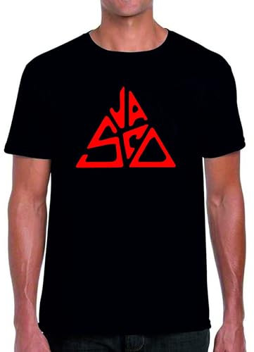 Generico T-shirt Maglietta in cotone Vasco Rossi Blasco logo concerto (S)