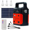 Generatore solare – Centrale elettrica portatile per alimentazione di emergenza, generatori portatili per campeggio, uso domestico ed esterno, generatore ad energia solare con pannello con 3 set di