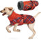 Wasserdichter Hundemantel Winter Warme Hundejacke, Hundebekleidung Outfit für kleine mittel große Hunde, Hundepullover mit Sicheren Reflexstreifen für Labrador Chihuahua Französische Bulldogge