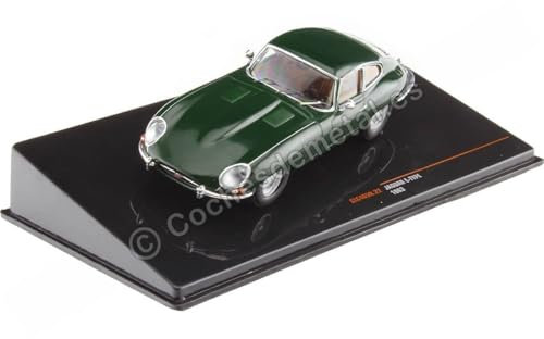 Ixo kompatibel mit Jaguar E-Type 1963 dunkelgrün Modellauto 1:43 Models
