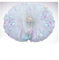 Hrlace 2 Stück Cheerleading Pompons Professional Cheerleader Pom Poms Kunststoff Handblumen Bunte Cheerleading Puschel mit Griff für Sportwettbewerb Cheer Dance Party Weiß 1# 3.5Zoll 21×26cm