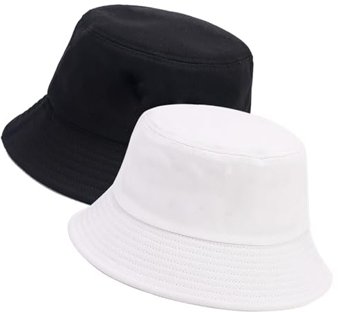 XYIYI 2 Pack Unisex Bucket Hat for Women Men Summer Beach Fishing Hat