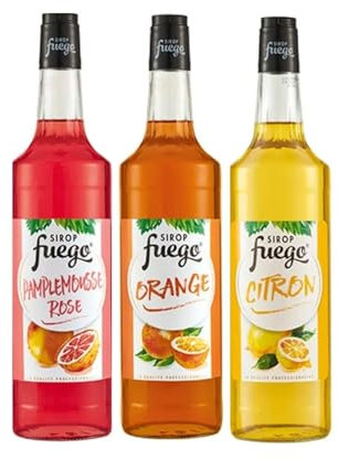 Sirop - Fuego : Pamplemousse Rose - Orange - Citron (3x1L)