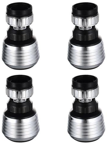 Cabezal De Ducha Con Grifo De 4 Piezas, Cabezal De Ducha A Prueba De Salpicaduras, Cabezal De Ducha Giratorio De 360°, Adaptador De Grifo, Accesorios Para Grifo, Accesorios De Baño De Cocina