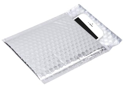 TOGEVAL 28stücke Aluminium Folien Luftpolsterumschläge Wasserdichte Schockabsorbierende Versandtaschen Silber Für Sicheren Transport Von Waren Und Dokumenten