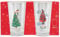 Christmas Glass Tumbler Set of 4 - Festive Holiday Drinkware with Xmas Tree & Seasonal Designs - 300ml Drinking Glasses for Women, Men & Kids - Christmas Parties, Celebrations & Gifts