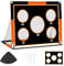 EXTFANS 2-in-1 Fußballtor für Kinder | Faltbares Soccer Tor mit 5 Zielscheiben & Tragetasche | Robuster Outdoor Fussballtore mit 4 Heringen für Garten, Strand, Park (Orange-150 * 120 * 120cm)
