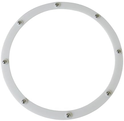 SiaBiced Lazy Susan Rotating Organizer Rotating Swivel Stand with Heavy Round Swivel Panel Hardware for Kitchen Corner Cabinets
