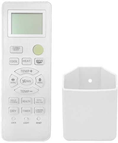 XINFUTE Télécommande AC 0010401715FV avec support mural pour climatiseur Haier ECO