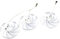 graphics card F​or RTX 4080 Gaming X TRIO White 95MM PLD10010B12HH RTX4080 Replacement Graphics Card Fan(Fan - 3PCS)