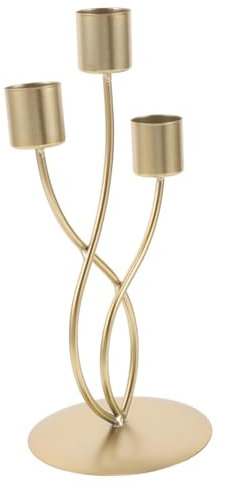 EPIGEIST Metall-kerzenständer Vintage-kandelaber Kerzenhalter Aus Eisen Tafelaufsatz Für Große Kerzen Kerzentischdekoration Für Hochzeit Und Weihnachten Metall-kerzenständer Für Kaminbrette