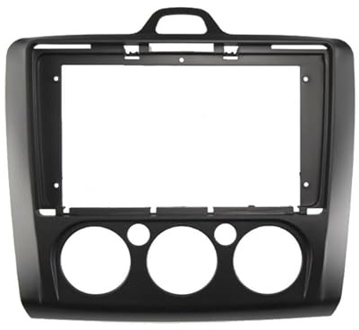 KMAGE 9-Zoll-Autoradio-Blenden GPS MP5-Stereo-Player 2-Din-Headunit-Panel Dash Frame Für F&ord Für Focus 2 MK2 2004-2011 Auto-Radioblende(Frame MT)