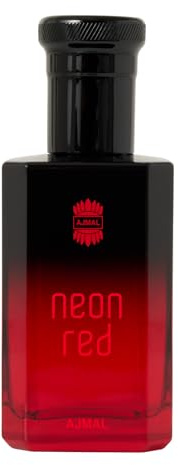 Ajmal Neon Red Eau de Parfum 100 ml | Women’s Bold Fruity Floral Fragrance Daily Wear Perfume for Women | Vibrant Modern Dubai Scent