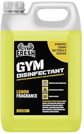 Gym Fresh Gym Disinfectant 2.5L | Powerful Surface Disinfectant, For Gym Equipment, Mats, Locker Rooms, Touch Points, Removes Germs, Bacteria & Odours