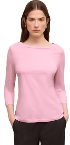 Damen Basic Shirt mit U-Boot-Ausschnitt