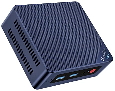 Beelink Mini S12 Pro Mini PC, Intel Alder Lake-N100 (4C/4T, bis zu 3.4GHz), 16GB DDR4 RAM 500GB M.2 2280 SSD, Mini Desktop Computer 4K 60Hz Dual HDMI, WiFi6, Bluetooth5.2, Gigabit Ethernet