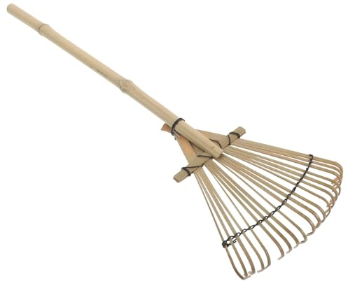 Rastrellino Giapponese in Bambù per Giardino Zen, Sabbia e Tavolo | Strumento Leggero per Disegni Sul Banco, Estetica Giapponese, Uso in Ufficio, Colore Verde Chiaro