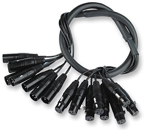 8-way Xlr Loom - 1.8m . - Price For 1