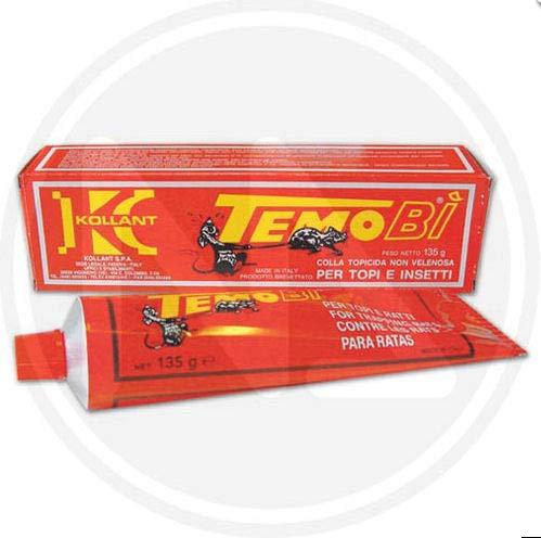 Colla Topicida non velenosa per topi ed Insetti mod. Temo Bi Gr.135