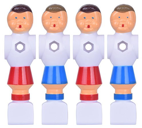 Hotusi 4 Stück Rutenfußball Fußball Kicker Kicker Herren Spieler Ersatzteile