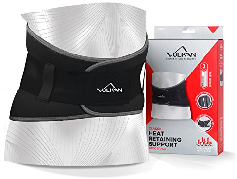 Vulkan Classic Back Brace Lumbar Support Belt Aerotherm X-Large 100-110cm
