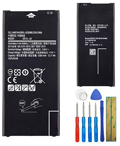 E-yiiviil Batterie de rechange EB-BG610ABE compatible avec Samsung Galaxy J4 Plus G610 J6 Plus avec outils