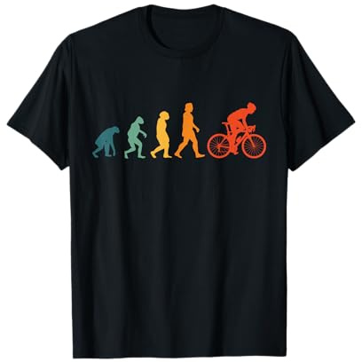 Bicicleta Evolución Clásico Ciclista Retro Evolution Camiseta