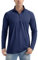 TACVASEN Herren UPF 50+ UV Schutz Shirt Sonnenschutz Langarm Performance T-Shirt Workout Running Shirts, Marineblau, L