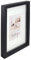 KM Foto 3D Objektrahmen Holz Bilderrahmen Shirt Trikot Rahmen Collage Wanddeko Poster S220: Farbe: Schwarz | Format: 40x60