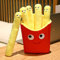 GRIER 30/40/50 cm Kreative Pommes Frites Kissen Gefüllte Snack Plüschtiere Kinder Fast Food Puppe Geburtstagsgeschenk Sofakissen Kissen 40 cm