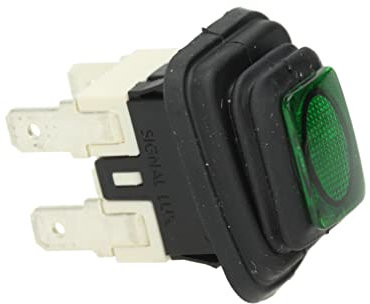 Porta Cialda Guarnizione per Macchina Caffe DIDIESSE Frog Ricambi Dado Filtro Spessore Oring Coperchio Termostato Resistenza Guarnizione Decalcificante (Interruttore Verde)