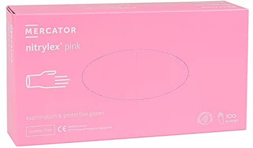 Gants nitrile rose NITRYLEX Rose 100pcs XL