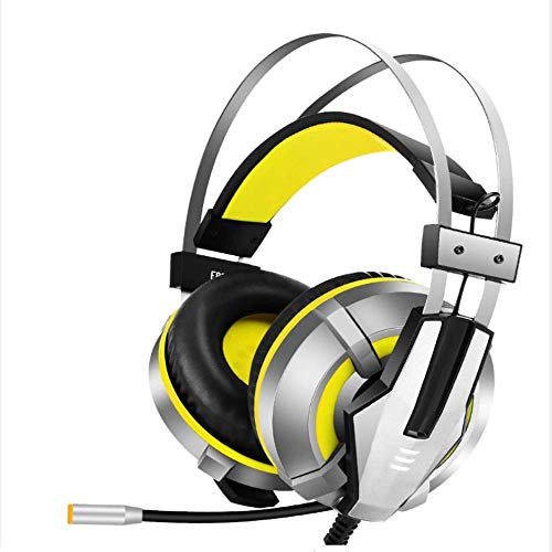 ADITAM Gaming Headset with Virtual 7.1 Surround Wired Gaming Headphones With Noise Cancelling Mic For PC/Xbox/PS4 Double the comfort