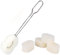 Schwamm Reinigungsbürste mit 4 Luffa Schwammkopf Bürste für Gläser Schwamm mit Stiel Poröser Starkes Aufnahmevermögen Geeignet für Karaffen Wasserflaschen Flaschen Tassen Schüsseln Teller