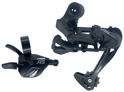 MAYANGYANG Fahrrad Schaltwerk A5 1X9 9-Fach Schaltwerke Trigger Groupset 9s 9v Schalthebel 9-Fach Schaltwerkschalter kompatibel Schaltwerke(9S Long Groupset)