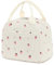 EurCross Sweet Pink Strawberry Insulated Lunch Bag for Girls, Ideal for Daily Outings with Meals, Holds 2 Lunches and Fits Lunchboxes of Various Shapes and Sizes