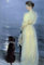 HRJUBWREE Kunst Gemälde Leinwand Malerei Poster Leinwand Wandkunst Sommerabend beim Künstler Frau mit Hund am Strand von Peder Severinese Krøyer Ölgemälde Wandbilder für Wohnzimmer Dekoration 60x90cm