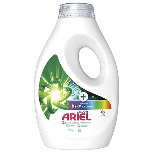 4er Pack - Ariel Flüssigwaschmittel - Color Touch von Lenor Unstoppables - 585ml / 13 Wäschen