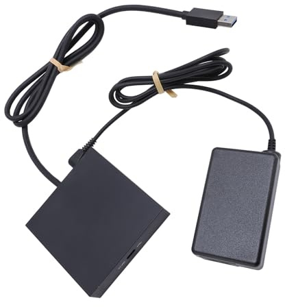 PUSOKEI PS VR2 PC-Adapter – Netzteil und DisplayPort-Kabel, PS VR 2-Zubehör-Kit, Erweitern Sie die Spielebibliothek, um Spiele auf Dem PC für VR2/SteamVR zu Spielen (Black)