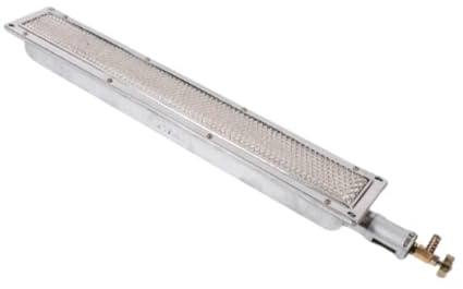 Bruciatore a Infrarossi per Barbecue in Metallo, Facile da Usare, Bruciatore per Rosolatura, Sostituisce Ghisa per Cucina da Viaggio e Campeggio, 70 x 9,5 Cm