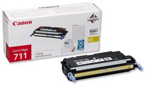 Canon Cartridge 711 Yellow Toner für Laserdrucker (Laser, gelb) Wenn
