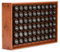 AllSpice Gewürzregal aus Holz, inkl. 60 Gläser 118 ml, Kirschholz